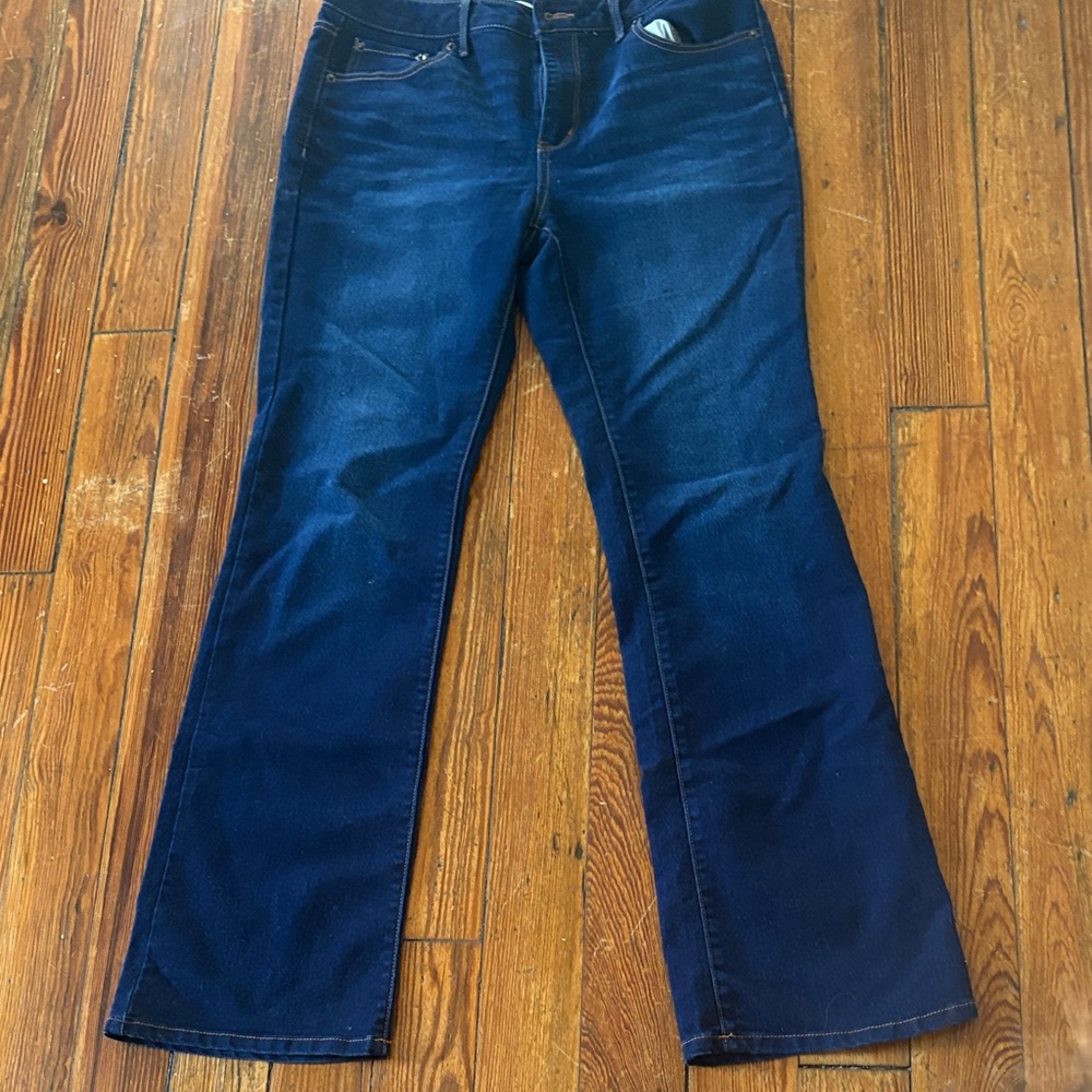 No Boundaries Dark Blue Flare Jeans